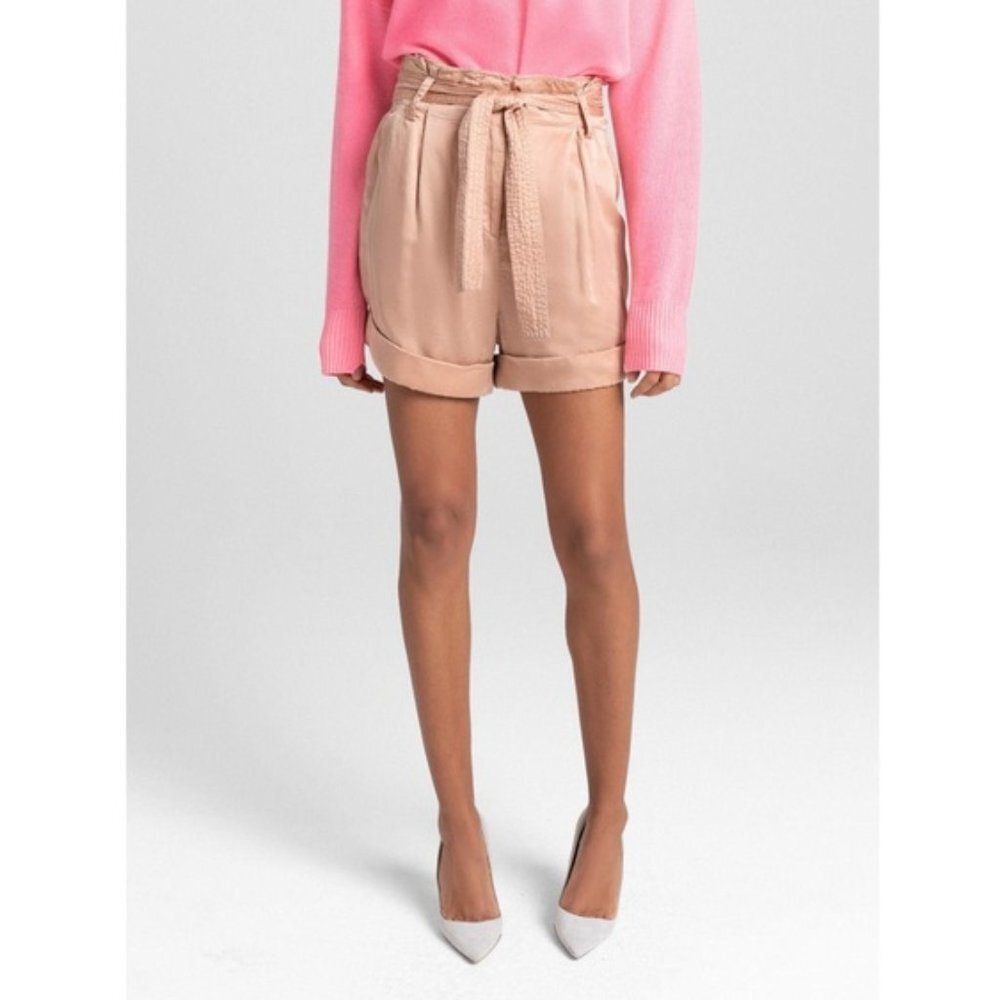 NWT A.L.C. Merrick Paperbag High-Waist Shorts